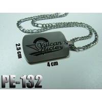 Pe-132, Vulcan Rider ,Stainless Steel ,chain included 